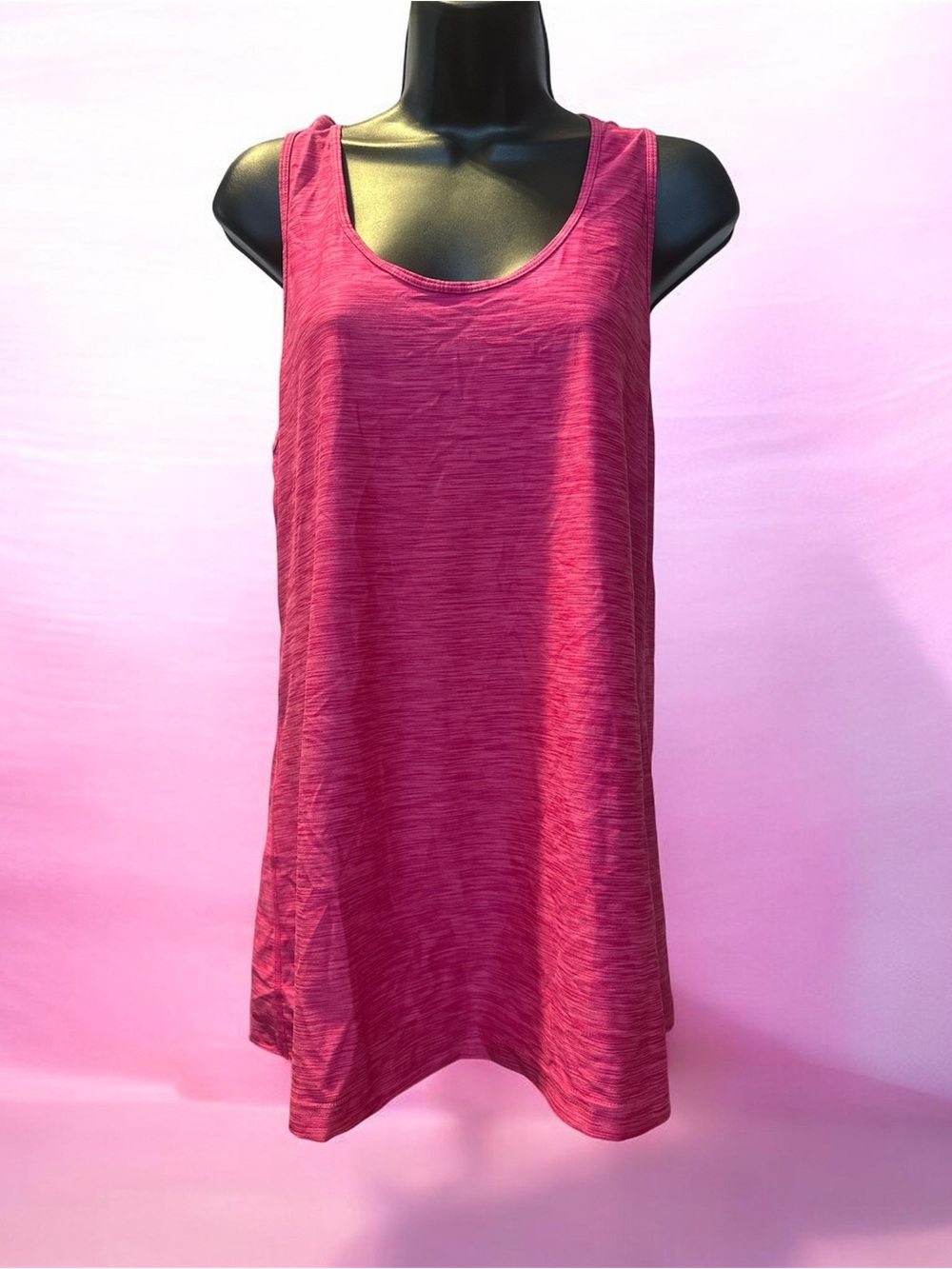 Kirkland Signature Raspberry Pink Scoop Neck Tank